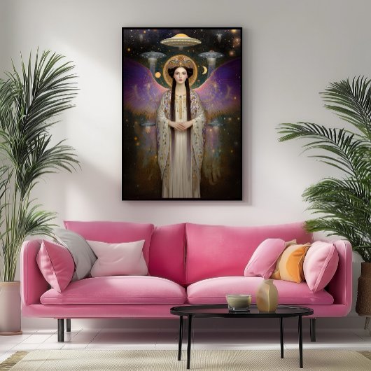 Anunnaki Sterren Godin Ishtar Hoge Frequentie Kuns Perfect Poster