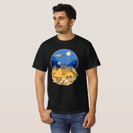 anunnaki tekening t-shirt (Voorkant volledig)