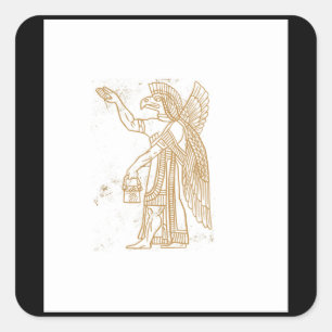Anunnaki Vierkante Sticker