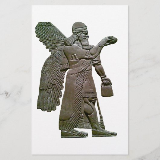 Anunnuki Ancient Sumerian buitenaardse buitenaards Briefpapier (Voorkant)