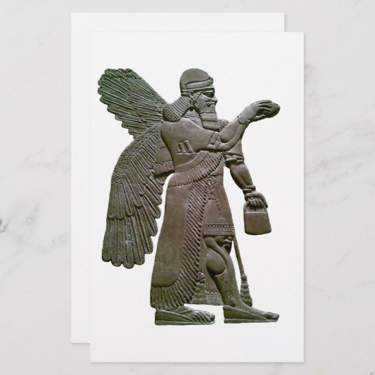 Anunnuki Ancient Sumerian buitenaardse buitenaards Briefpapier (Voorkant / Achterkant)