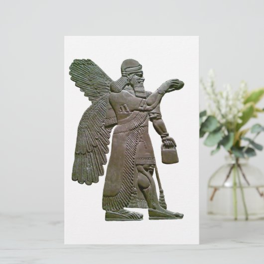 Anunnuki Ancient Sumerian buitenaardse buitenaards Briefpapier (Staand voorkant)