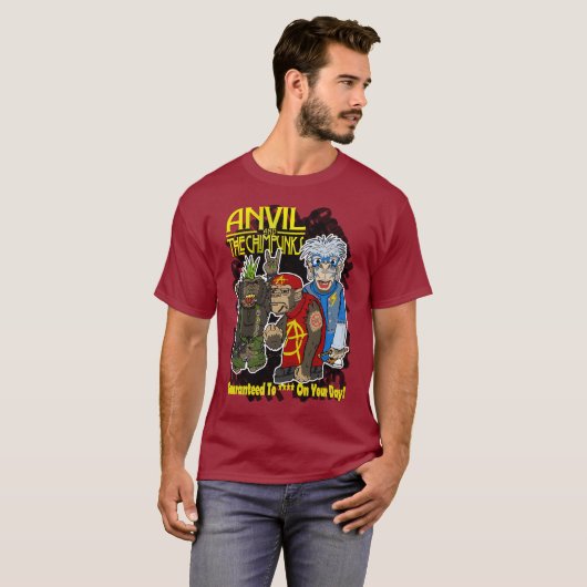 Anvil en Chimpunks T-shirt (Voorkant volledig)
