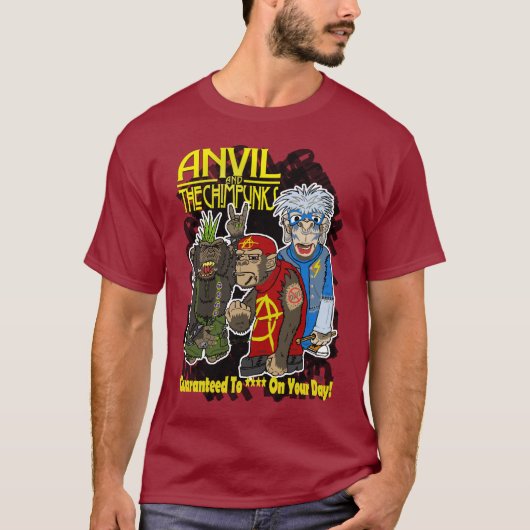 Anvil en Chimpunks T-shirt (Voorkant)