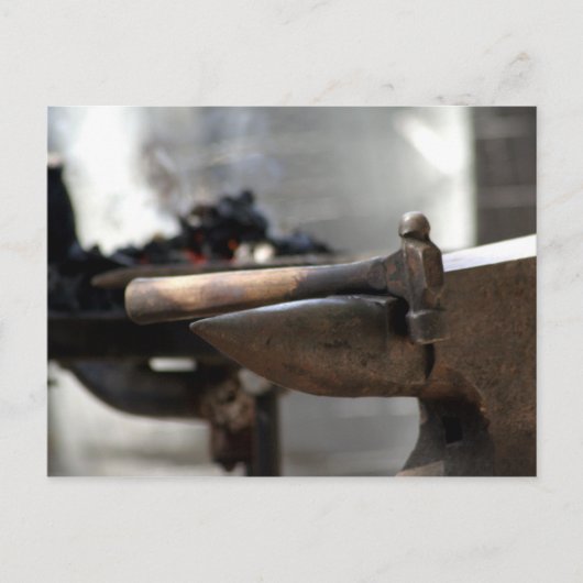 Anvil en Hammer Briefkaart (Voorkant)