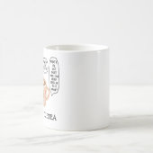 ANXIETEA Witte keramische mok 330ml (Center)