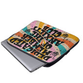 anxiety club member laptop sleeve (Voorkant onderkant)