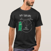 Anxiety Panick Mode Overthinking T-shirt (Voorkant)