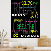 ANXIETY RELIEF PANEL POSTER (Keuken)