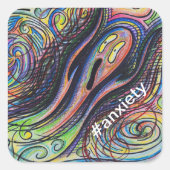 #anxiety sticker (Voorkant)