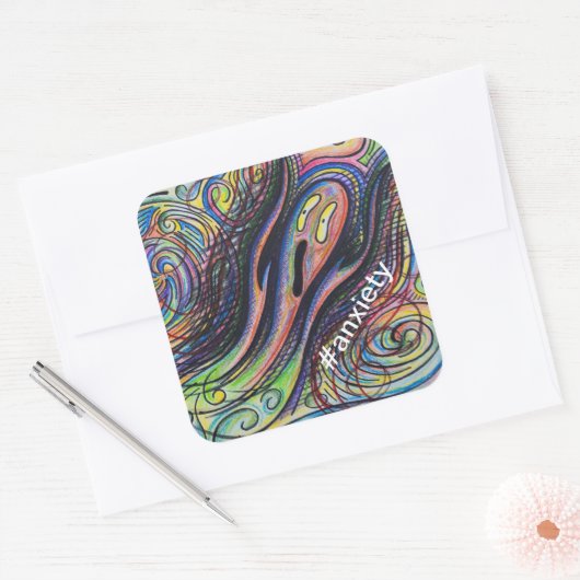 #anxiety sticker (Envelop)