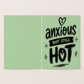 Anxious But Hot Folie Kaarten (Binnen)