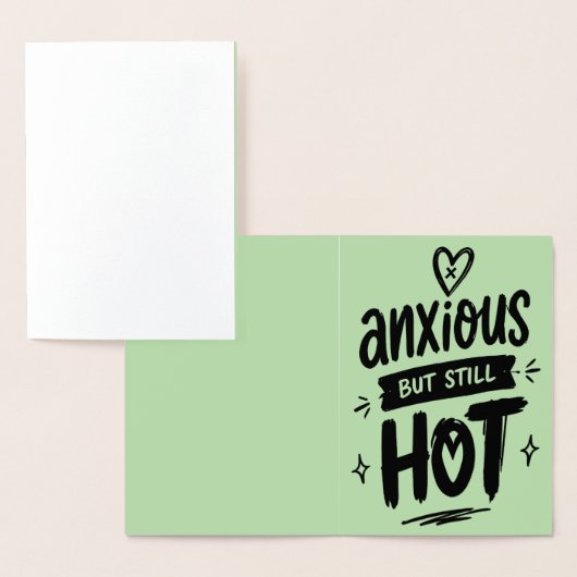 Anxious But Hot Folie Kaarten (Display)