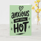Anxious But Hot Kaart (Gele Bloem)