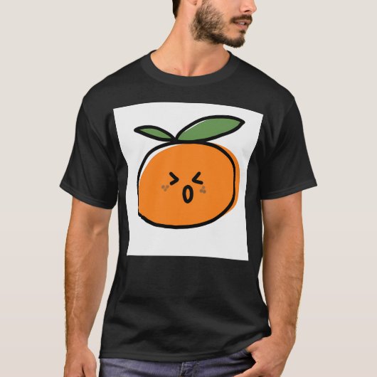 Anxious Tangerine T-shirt (Voorkant)
