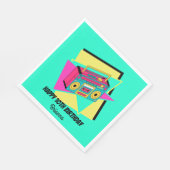 ANY AGE 90's partij blauwgroen gepersonaliseerde b Servet (Hoek)