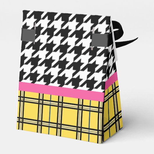 ANY AGE 90's plaid en houndstooth partij Bedankdoosjes (Achterkant)