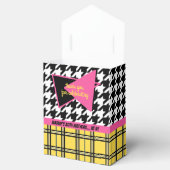 ANY AGE 90's plaid en houndstooth partij Bedankdoosjes (Geopend)
