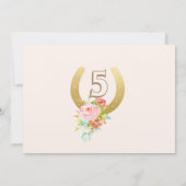 ANY AGE/ADD FOTO - Paard Verjaardag uitnodiging (Achterkant)