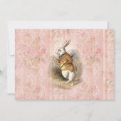 ANY AGE - Alice in Wonderland Verjaardag uitnodigi Kaart (Achterkant)