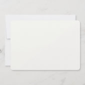 ANY AGE - Ballerina Foto Verjaardag Uitnodiging (Achterkant)