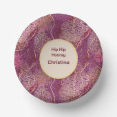 Any Age Birthday Silhouette Stencil Art Pattern Papieren Kommen (Voorkant)