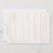 ANY AGE - Bunny Floral Verjaardag Foto uitnodiging (Achterkant)