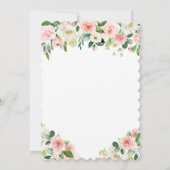 ANY AGE - Bunny Waterverf Verjaardagsuitnodiging Kaart (Achterkant)