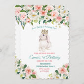 ANY AGE - Bunny Waterverf Verjaardagsuitnodiging Kaart (Voorkant / Achterkant)