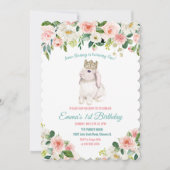 ANY AGE - Bunny Waterverf Verjaardagsuitnodiging Kaart (Voorkant)