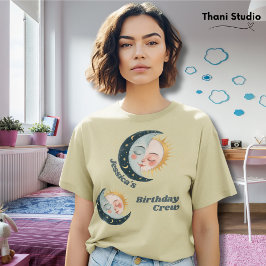 Any Age Celestial Pyjama Verjaardag Geel T-shirt