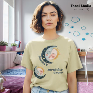 Any Age Celestial Pyjama Verjaardag Geel T-shirt