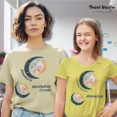 Any Age Celestial Pyjama Verjaardag Geel T-shirt