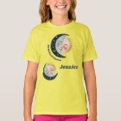 Any Age  Celestial Pyjama Verjaardag Geel T-shirt (Voorkant)