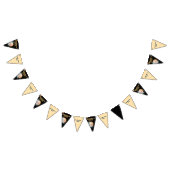 Any Age Celestial Pyjama Verjaardag Zwart Vlaggetjes (Alle)