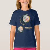 Any Age Celestial Pyjama Verjaardagsmarine T-shirt (Voorkant)