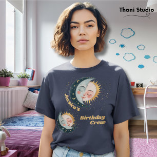 Any Age Celestial Pyjama Verjaardagsmarine T-shirt