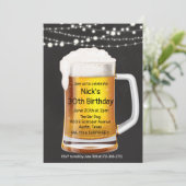 ANY AGE - Cheers & Beers Verjaardagsuitnodiging Kaart (Staand voorkant)