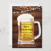 ANY AGE - Cheers & Beers Verjaardagsuitnodiging Kaart (Voorkant)