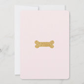 ANY AGE - Couture Puppy Hond Verjaardag uitnodigin Kaart (Achterkant)