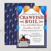 Any Age Crawfish Boil Verjaardagsfeestje Kaart (Voorkant / Achterkant)