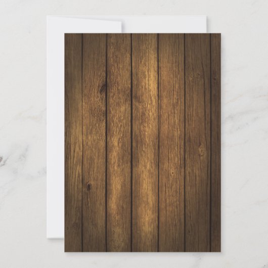 ANY AGE - Eat Drink Be Irish Verjaardagsuitnodigin Kaart (Achterkant)