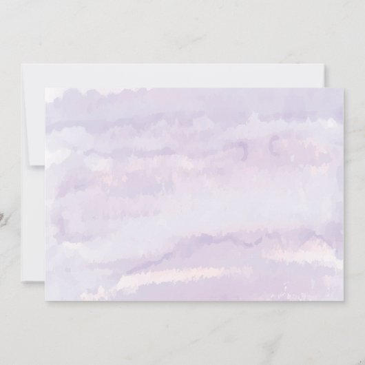 ANY AGE - Eenhoorn Glitter Verjaardag uitnodiging (Achterkant)