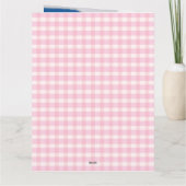 Any Age Feminine Pink 7 Fotocollage Verjaardag Kaart (Achterkant)