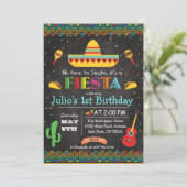 ANY AGE - Fiesta Mexicaanse Verjaardagskalk Uitnod Kaart (Staand voorkant)
