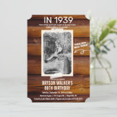 ANY AGE -  foto Verjaardagsuitnodiging Kaart (Staand voorkant)