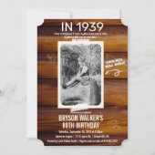 ANY AGE -  foto Verjaardagsuitnodiging Kaart (Voorkant)