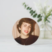 ANY AGE - Foto Vinyl Record Verjaardag uitnodiging (Staand voorkant)