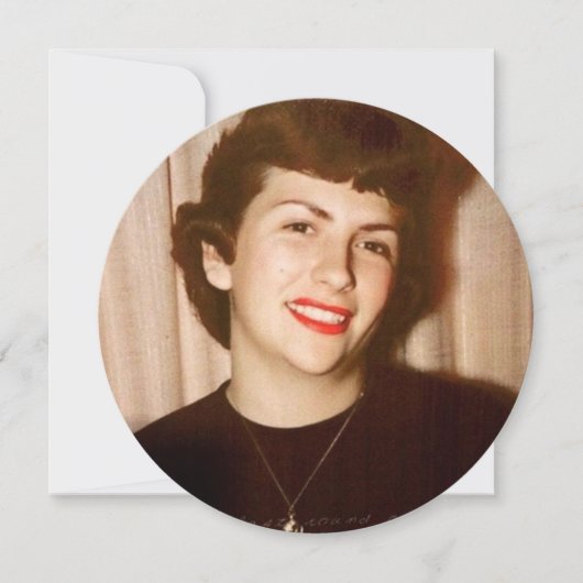 ANY AGE - Foto Vinyl Record Verjaardag uitnodiging (Voorkant)