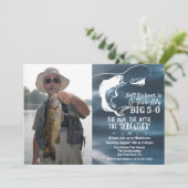 ANY AGE - Geviste verjaardagsfoto-uitnodiging Kaart (Staand voorkant)